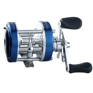 Carrete de Pesca Tipo Baitcasting 40, Totalmente Metálico, con Freno Centrífugo, para Pesca en Barco en el Océano, Mano Derecha, Dorado - Product Image 2