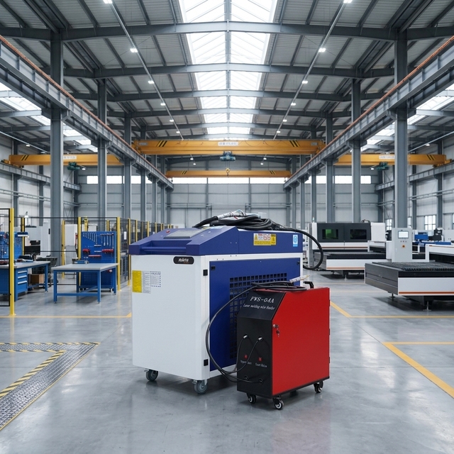 RAYTU Mobile Fiber Laser Welding Machine 6000W Touch Screen Control Handheld Laser Welder With FWS-04A Wire Feeder