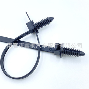 สายรัดเคเบิล Shuangxuan แบบมีหัวเกลียว พลาสติก ขนาดเดียว สำหรับมัดสายไฟในรถยนต์ - Product Image 4