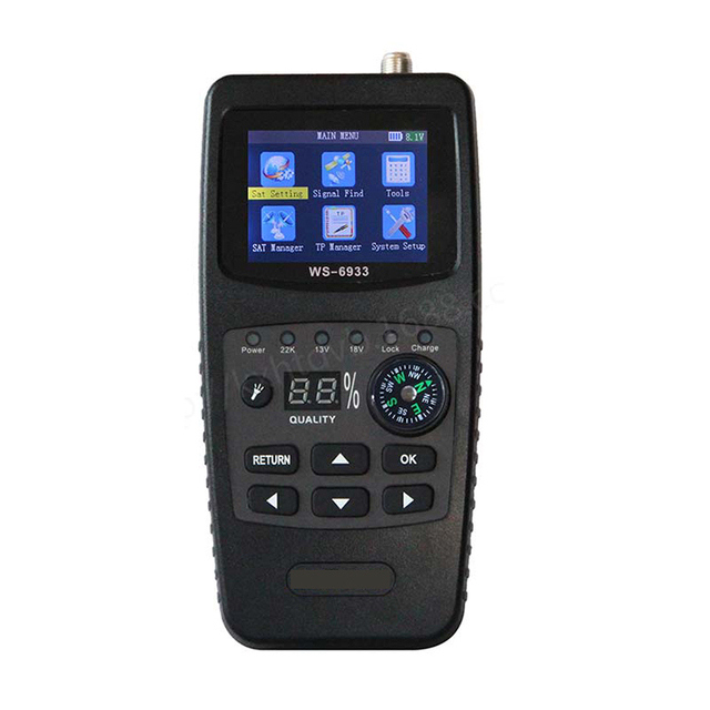 Original Satlink WS6933 DVB-S2 FTA C KU Band 6933 Satellite Finder Meter WS-6933