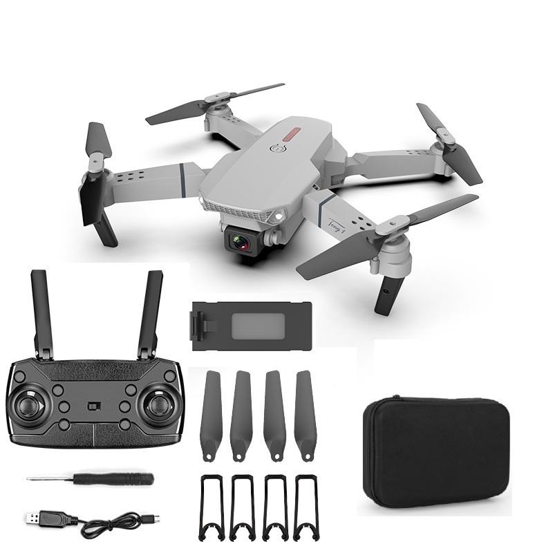 Ucuz E88 Mini Drones Pro kamera ile 13 dakika uçan pil uzun menzilli 4K çift kamera taşınabilir küçük katlanabilir RC Drone