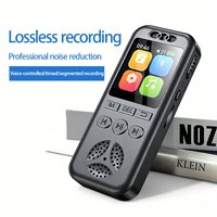 Mini enregistreur vocal numérique portable, appareil d'enregistrement audio professionnel avec réduction du bruit et activation vocale, avec fonction de lecture