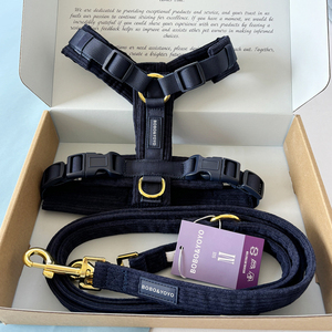 <span class=keywords><strong>Harness</strong></span> dan Tali Anjing Mewah Custom Logo Terbaru dari Produsen, Nyaman Tanpa Tarikan, Dapat Disesuaikan, Empuk Berbantalan - Product Image 5