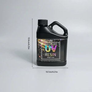 LEQU Happy And Fun 500g Strong Bond UV Glue, <b>Clear</b> Fast Curing Waterproof UV Adhesive for Glass & Jewelry Crafts - Product Image 6
