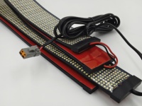 Tira de Luces LED Flexible de 5 Filas para Llantas de Coche, Iluminación Inferior Personalizada para Camiones
