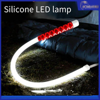 Bande lumineuse LED flexible en silicone pour la réparation et l'entretien automobile, outil d'éclairage extérieur pratique pour un usage domestique