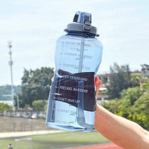 Bouteille d'eau <span class=keywords><strong>motivante</strong></span> de 1 gallon/128oz avec marqueur de temps et paille pour le fitness, la salle de sport et les sports de plein air - Product Image 6