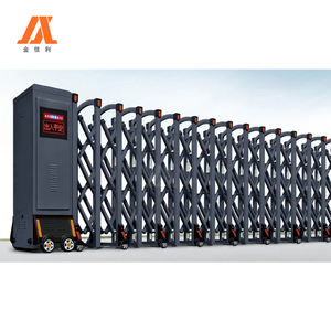 <span class=keywords><strong>Portail</strong></span> coulissant extérieur en accordéon, en alliage d'aluminium, électrique, industriel, rétractable - Product Image 3