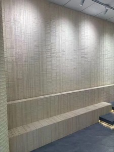 Paneles de Pared con Textura de Madera Tejida, Revestimiento Interior Flexible, Tablero Grande para Decoración de Salas de Té y Restaurantes, Fondo Flexible de Piedra - Product Image 4
