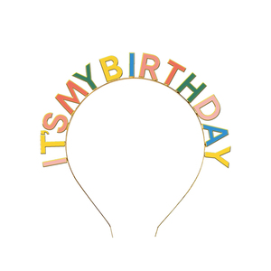 क्रिसमस के रंगीन रंगीन बाल बैंड बच्चों के जन्मदिन की पार्टी की सजावट प्लास्टिक हेडबैंड - Product Image 1