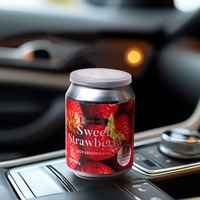 Désodorisant et diffuseur d'arômes pour voiture en baume solide aux huiles essentielles aux senteurs de fruits frais