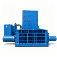 Presse à balles hydraulique horizontale pour ferraille, cuivre et acier, avec télécommande et fonctionnement programmable, directement de l'usine