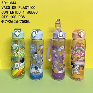 ZAA AD-1644 Bottiglia in Plastica Colorata da 750ml con Design Spaziale Elegante Cina - Product Image 1