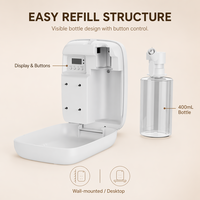 Diffuseur d'arômes de luxe noir et blanc 400 ml, machine à parfum sans eau, à fixer au mur et sur le bureau, pour le salon