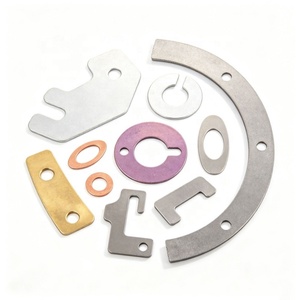OEM Custom Metal Shim Gaskets Laser Cutting Special Shape Punching Brass Red Copper Aluminum Stainless Steel <b>Spacer</b> Parts - Product Image 2