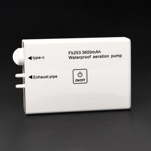 ערכת משאבת אוויר לאוורור מים מתוקים עם פלסטיק ABS עמיד, סוללת ליתיום 3000mAh/3600mAh/5000mAh, משאבת חמצן ניידת - Product Image 2