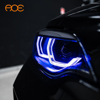 Adaptador de Faros Plug and Play para Serie 2 F22/F23/M2 F87 LCI, 4 Placas LED RGBW DRL con Cambio de Color para Controlador de 12V
