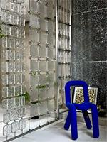 Blocs suspendus en verre transparent, pièces carrées pendantes, écran de séparation en cristal pour la décoration murale et la séparation des espaces modernes