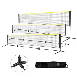 Filet de badminton réglable en hauteur de 10 'x 5', filet de tennis avec support/cadre - Product Image 1