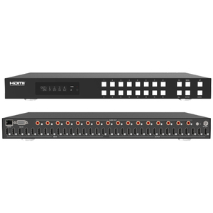 18Gbps 4K matrix with Scaling and ARC hdmi 2.0 matrix Switcher 16x16 for Home Theatre System - Product Image 5