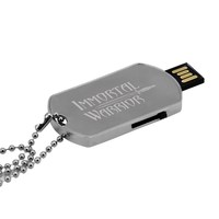 Flashdisk Kalung Dog Tag Tahan Air dengan Logo Custom, USB 2.0, Kapasitas 1GB 2GB 8GB 16GB,  USB Flash Drive Nameplate