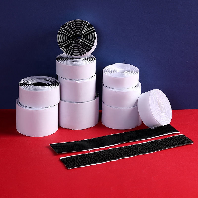 Self-Adhesive Hook and Loop Tapes With Glue Convenient Fastener Tape for Various Applications