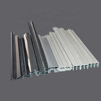 Profil de rail de porte coulissante en PVC-U de 10 mm, design industriel, fonctionnement fluide, résistant aux UV, respectueux de l'environnement, profils en plastique durables