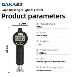 DANA 0918 Oberflächenprofil-Messgerät Digitales tragbares Rauheit <span class=keywords><strong>instrument</strong></span> Sandstrahl-Rauheit tester - Product Image 4