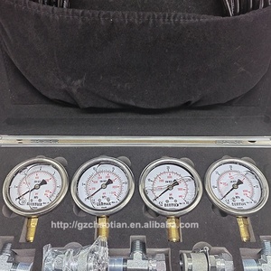 Kit de test de pression d'huile hydraulique portable pour excavatrice avec manomètre de précision - Product Image 4