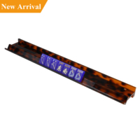Ensemble de 4 supports de tuiles de mahjong en acrylique, plateau de jeu personnalisé, support de tortue de mahjong américain de 19 pouces