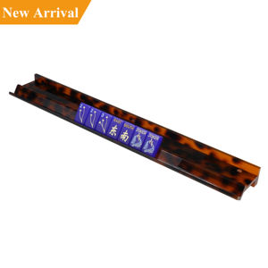 Set di 4 Supporti per Tessere Mahjong in Acrilico, Rack Personalizzato da 19 Pollici per Mahjong Americano a Forma di Tartaruga - Product Image 1