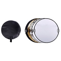 Pegangan tangan pemegang 5 in 1 fotografi pencahayaan reflektor papan foto Studio Video Film perekaman Film kamera Flash reflektor lampu
