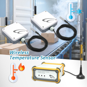433MHz RF for Medical Industry 2 Sets Wireless Temperature Sensor System Security Monitor - Product Image 1