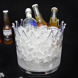 Personnalisé <span class=keywords><strong>5</strong></span> litres en plastique transparent seau à glace de vin de bière pour le <span class=keywords><strong>club</strong></span> de barre - Product Image 5