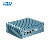 Nuevo Mini PC Industrial para Juegos HVAEIPC HW-N460 Sin Ventilador, Intel Core I7 de Doble Núcleo, 4GB DDR3, SSD, Linux/Ubuntu/Windows OS, Potente