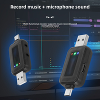 Micrófono WX8 Tipo-C para Teléfono, Micrófono USB Plug and Play para Grabación en PC, Micrófonos Inalámbricos Portátiles para Smartphones
