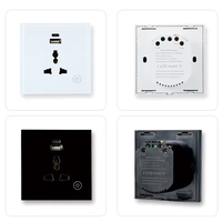 SZMYQ Smart Home Prise murale électrique Type C QC3.0 Charge rapide Technologie Tuya Statistiques de sécurité contrôlées par Alexa pour EU US PC