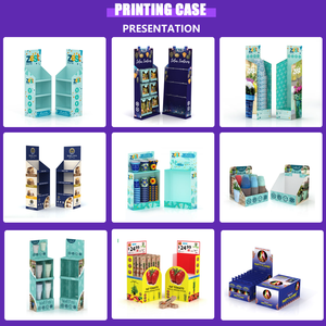 Tùy chỉnh màu Đen giấy các tông Rack hiển thị sản phẩm Rack hiển thị cho các cửa hàng siêu thị để giới thiệu sản phẩm - Product Image 6