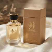 Flacon de parfum en verre octogonal transparent de 50 ml, col serti de 15 mm, flacon de parfum vide de luxe, logo personnalisé pour l'emballage de parfum