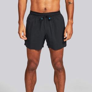 Shorts de sport pour hommes 2-en-1, taille haute, doublés, avec poches en mesh, pour la course et le fitness - Product Image 1