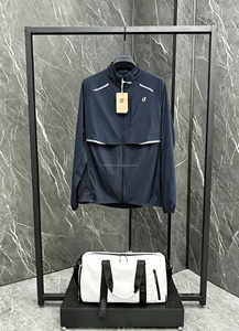 Veste coupe-vent Cloud pour homme, idéale pour le cyclisme et la course à pied, survêtement coupe-vent en gros - Product Image 2