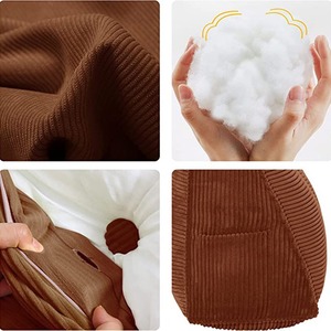 Oreiller de lecture et de repos au lit personnalisable direct d'usine Remplissage d'éponge cassée de couleur unie pour l'exportation transfrontalière - Product Image 5