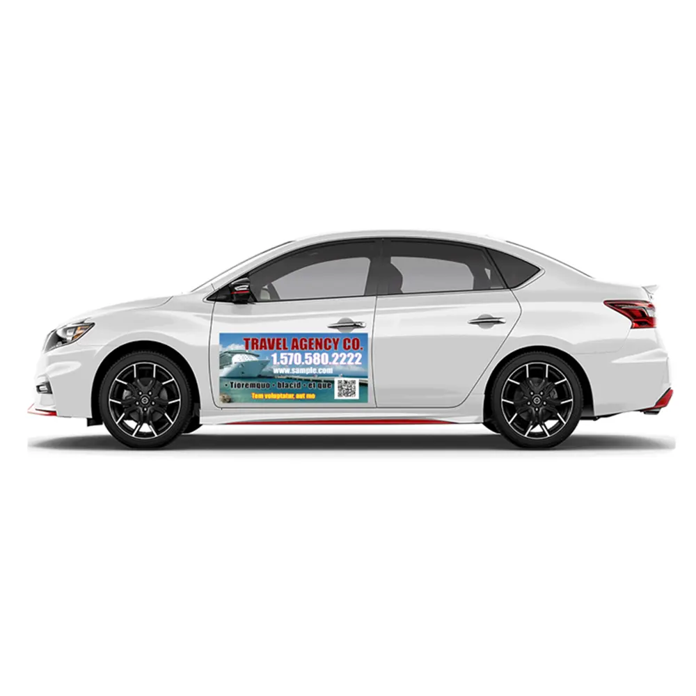 Low Price Custom Advertising Bumper Magnetic Door Waterproof Transfer Car Decal Sticker