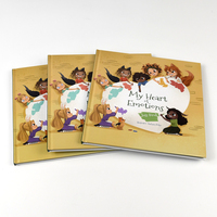 Impresión de Libros Infantiles Personalizados con Tapa Dura A4/A5, Libro de Cartón para Publicación de Cuentos Infantiles y Lectura Educativa