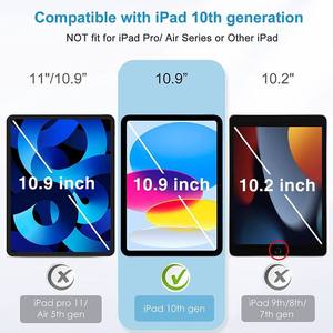 กระจกนิรภัยสำหรับไอแพด 10 2022 รุ่นที่ 10 10.9''A2757 A2777 ป้องกันหน้าจอแท็บเล็ตป้องกันฟิล์มป้องกันรอยขีดข่วน - Product Image 4