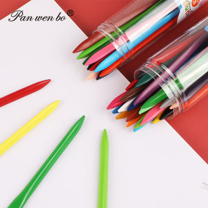 Panwenbo 12/24/36 многоцветный Детский Школьный набор для школьников нетоксичный моющийся мелок для рисования с пластиковой коробкой - Product Image 4