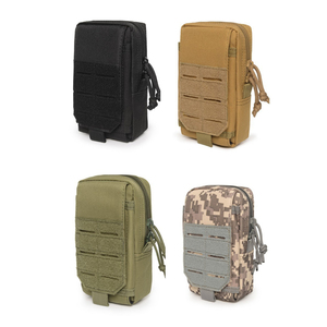 Pochette tactique Molle imperméable, sac banane utilitaire, sacoche de randonnée et camping, étui tactique pour téléphone, sac banane - Product Image 5