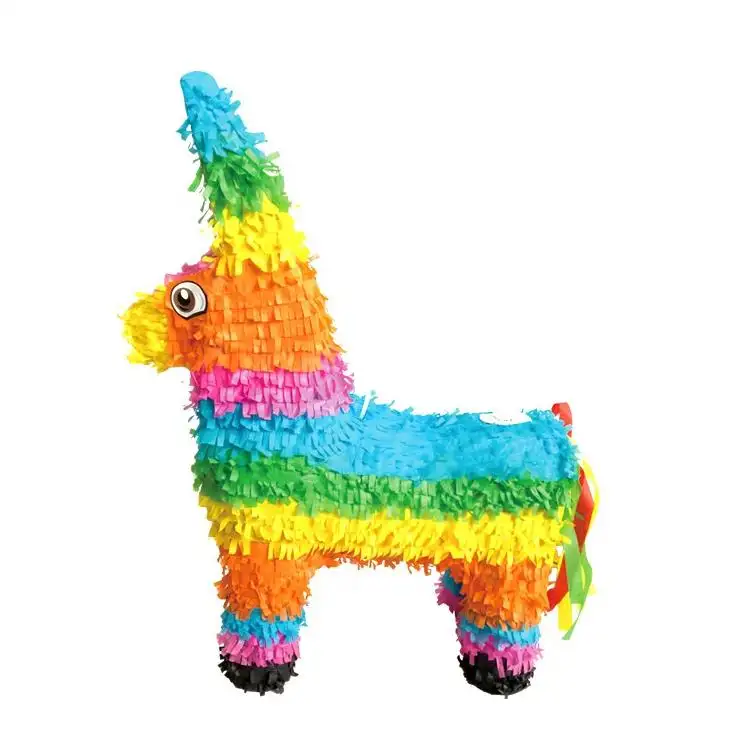 Nouvelle Arrivée Fête Bonbons Petits Jouets Battant Emballage À La Main Alpaga Papier Pinata Fabricants