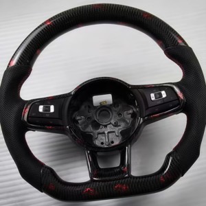 Volant en fibre de carbone forgée pour Audi B9 A3 A4 A5 S4 RS5 S3 S4 S5 A6 A7 A8 Q5 Q7 Q8 TT R8 S6 RS6 <span class=keywords><strong>RS7</strong></span> S7 B8 - Product Image 3