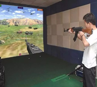 상업용 슈팅 게임 장비 레이저 건 전투 게임 실내 또는 실외 총격전 게임 다른 총으로 훈련
